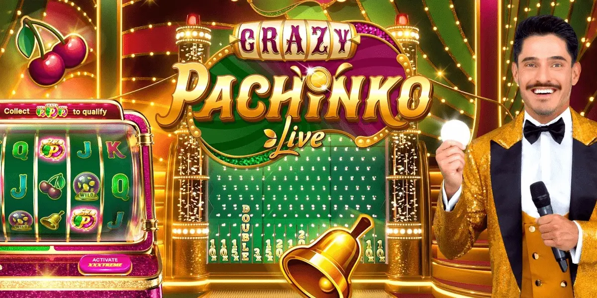 Crazy Pachinko Live slot screen